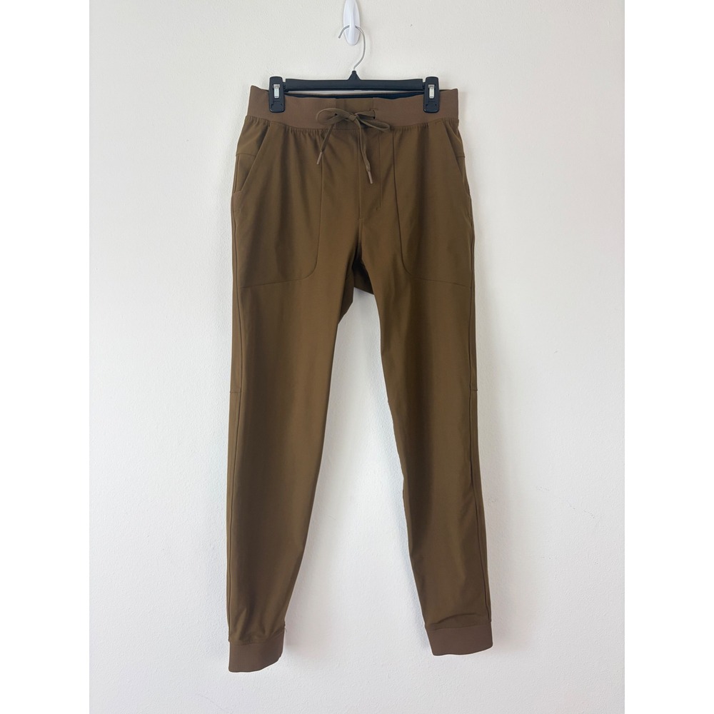 Lululemon ABC‎ Jogger Warpstreme Brown Mens Medium LM5A34S 28 Inseam Artifact